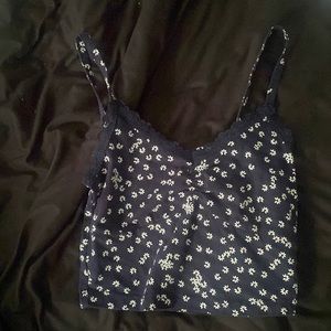 Floral crop top from Shein